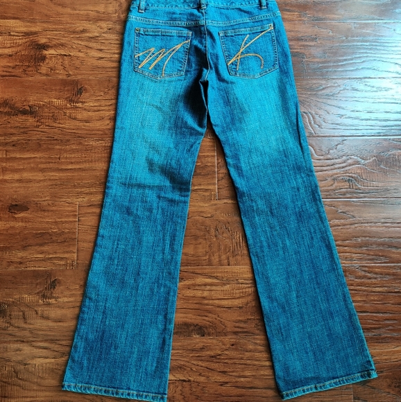 Michael Kors Blue Bootcut Jeans NWOT - Picture 4 of 8